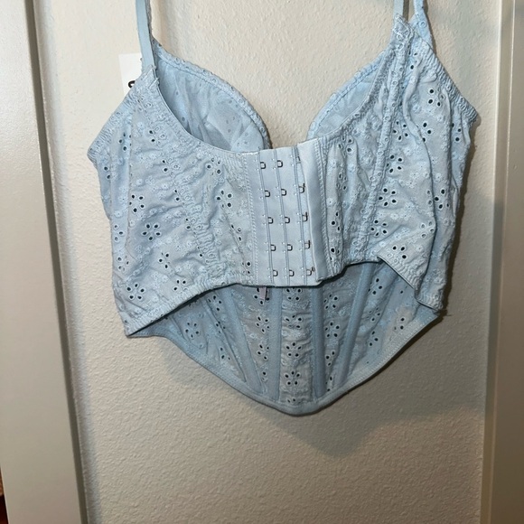 Out From Under Devon Eyelet Cropped Corset - Picture 5 of 6